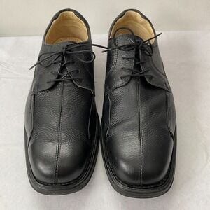 Studio Belvedere Baybridge Black Leather Lace Up Oxford Shoes Mens Size 11‎ EEE